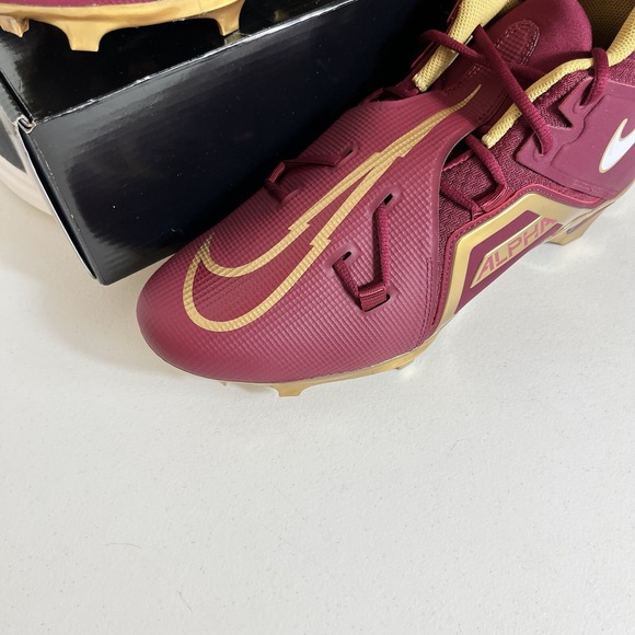 Nike Alpha Menace Pro 3 SMU P Florida State FSU Football Cleats DH3358-600 Sz 13